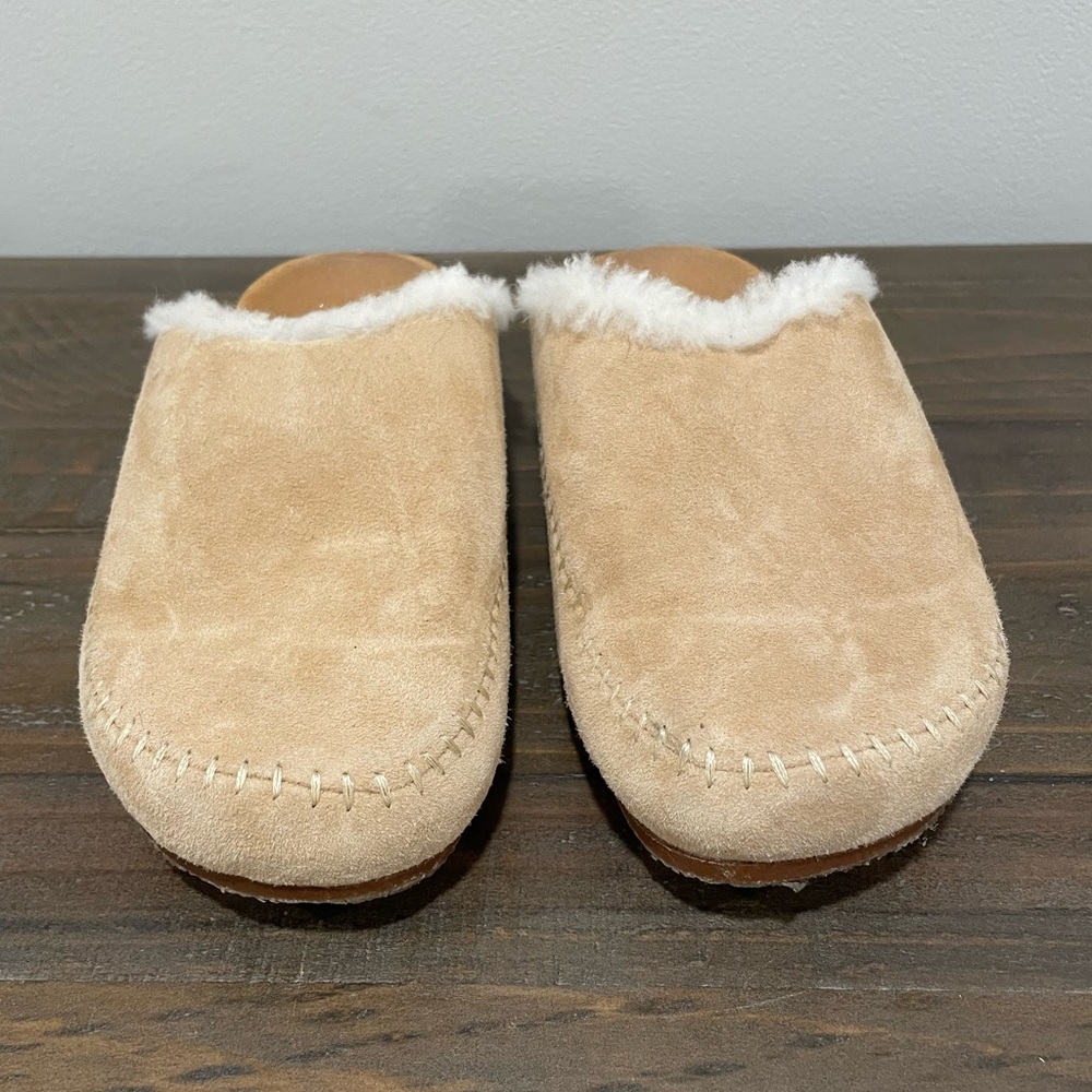 JENNI KAYNE Shearling-Lined Moc Clog size 37